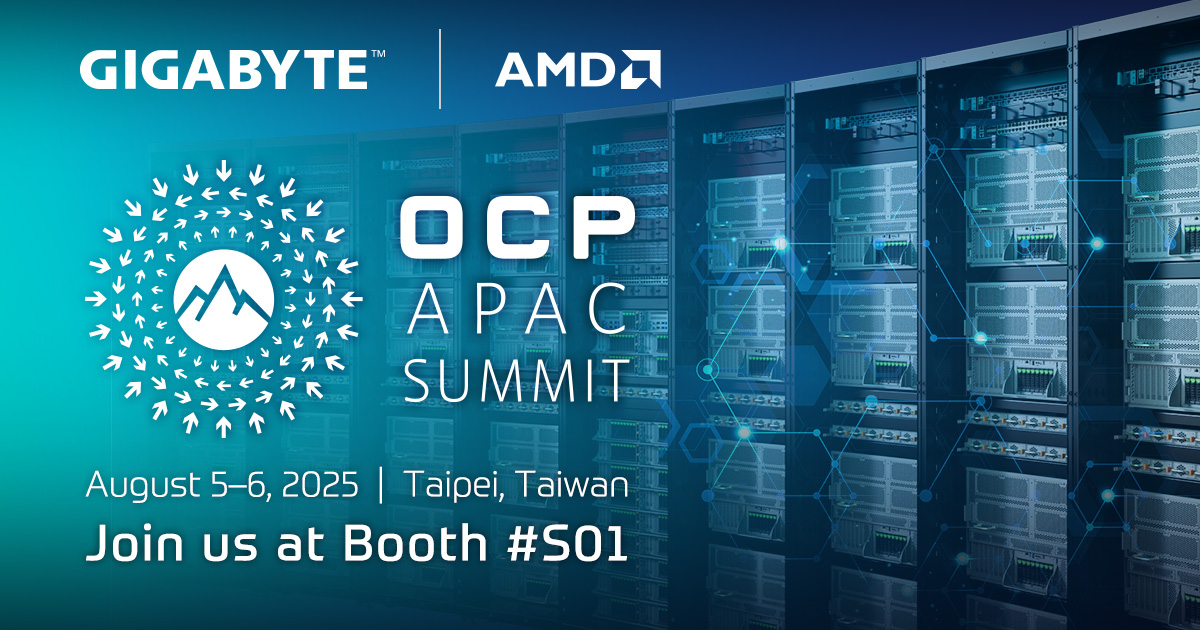 技鋼發表支援 AMD Instinct™ MI350X 的 OCP 加速平台，OCP APAC 展再現創新實力